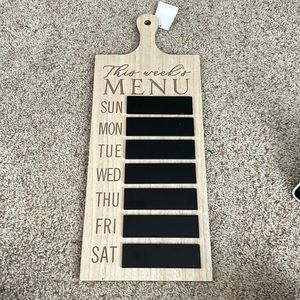 Hobby Lobby “This Weeks Menu” Kitchen Decor